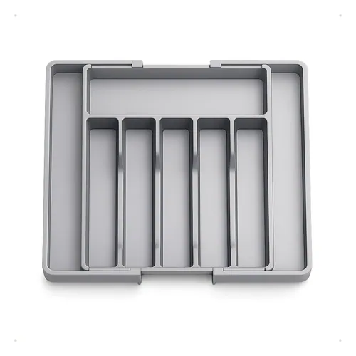 Organizador de Utensílios Porta-Talheres Ajustável Expansível Lemann