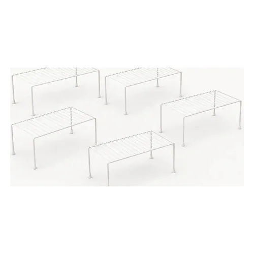 Kit 5 Organizadores de Armário Aramados Vittak Aço Reforçado