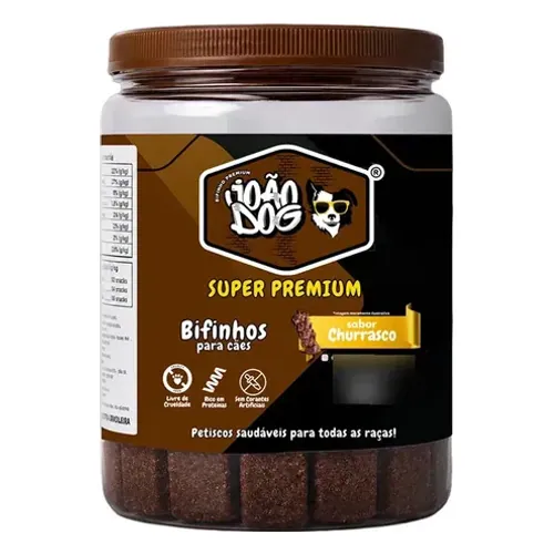 Petisco Bifinho João Dog Premium Churrasco 1 kg