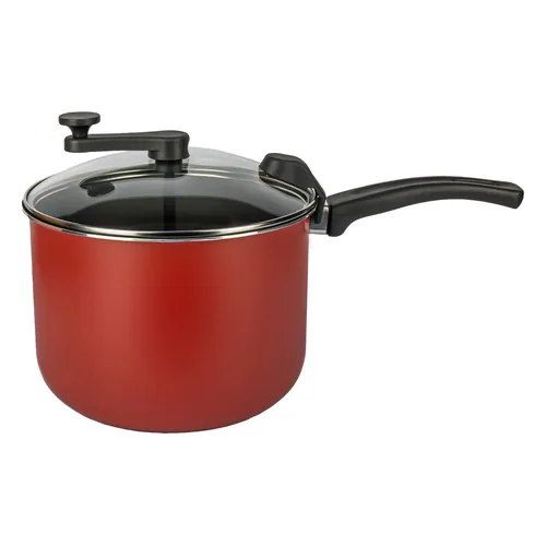 Pipoqueira Cozillar Profissional com Manivela 4,5 L 20 cm Vermelha