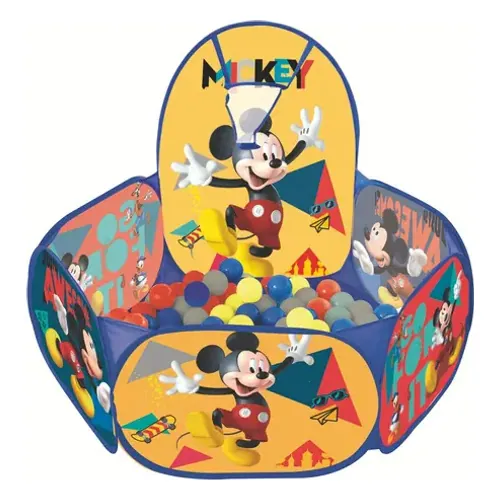 Piscina de Bolinhas Zippy Toys Disney Mickey com 100 Bolinhas