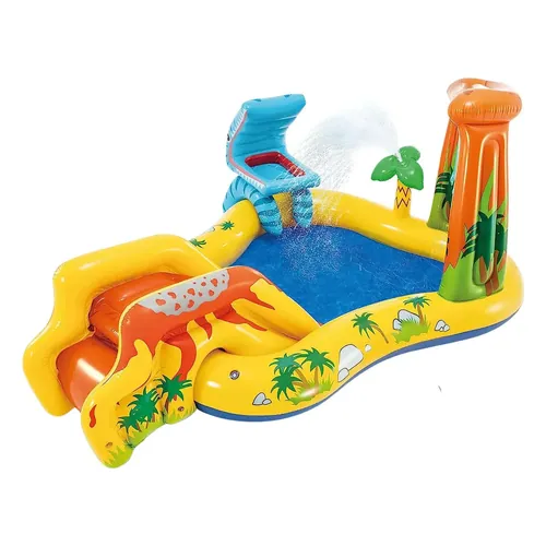 Piscina Playground Centro de Diversões Dinossauro Intex 310 L