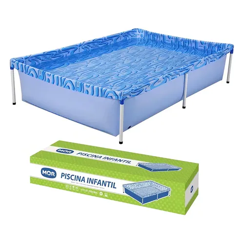 Piscina Estrutural Mor Retangular 1.000 L Portátil