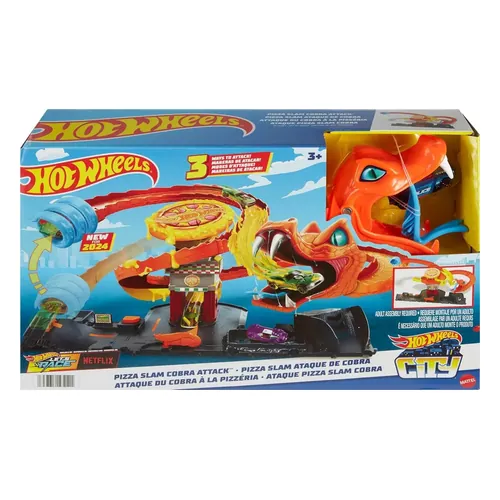 Hot Wheels Pista City Ataque de Cobra vs Pizzaria HTN81