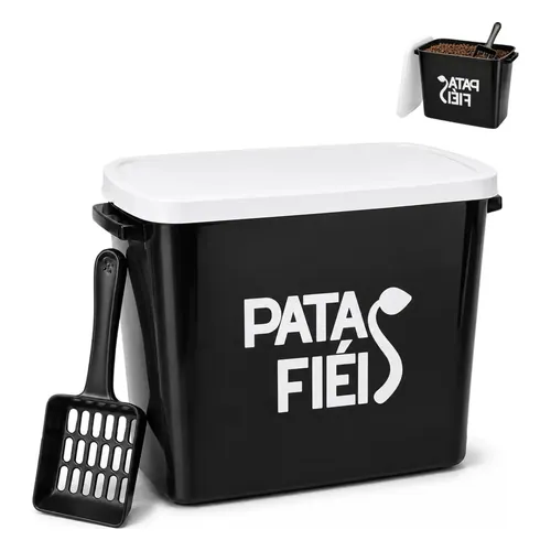 Porta Ração Patas Fiéis 15 kg com Tampa Vedada