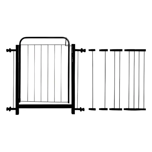 Portão de Segurança GBShop Retrátil Reforçado 78 a 122 cm