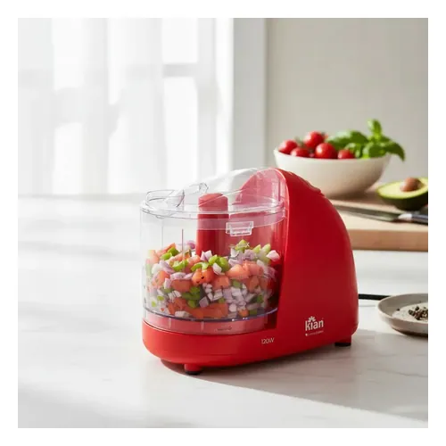 Mini Processador Kian 500 mL 120 W Vermelho