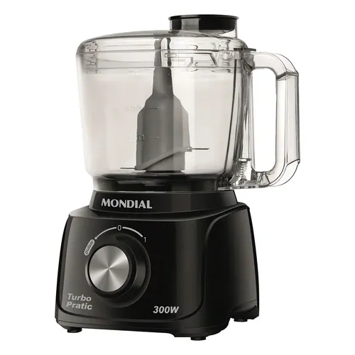 Mini Processador Mondial Turbo MP-16 300 W 500 mL Preto
