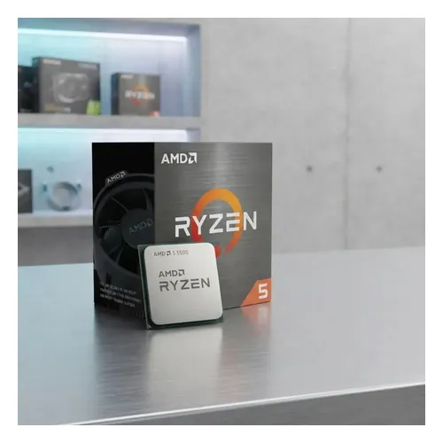 Processador AMD Ryzen 5 5500 na caixa
