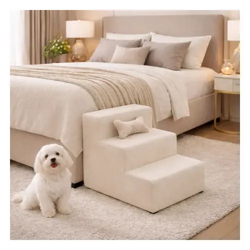 Escada Pet Liberty Móveis 3 Degraus Estofada