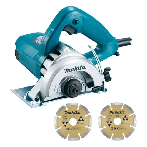 Serra Mármore Makita 4100NH3ZX2, 110 mm, 1.300 W, com 2 discos