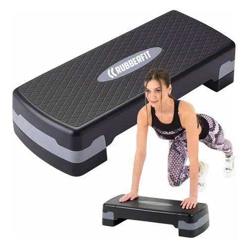 Step Rubber Fit Profissional com Altura Ajustável