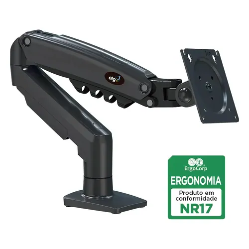 Suporte articulado para monitor ELG F80N, de 17 a 35 polegadas