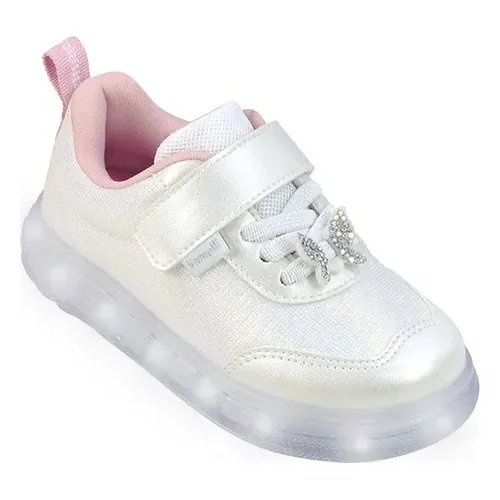 Tênis Infantil de LED Pampili Borboleta com velcro