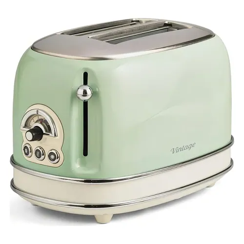 Torradeira Elétrica Ariete 155 Vintage, verde-claro, 6 níveis