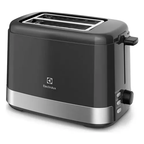 Torradeira Elétrica Electrolux ETS10 Efficient, 8 níveis de tostagem, inox e preto