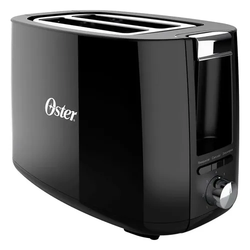 Torradeira Oster Otor 650 Simple Life, preta, 650 W e 7 níveis de tostagem