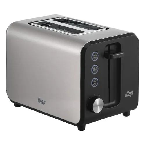 Torradeira Elétrica WAP WTE1, 7 níveis de tostagem, preto e inox, 220 V