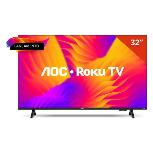 Smart TV AOC 32 polegadas Roku 32S5155