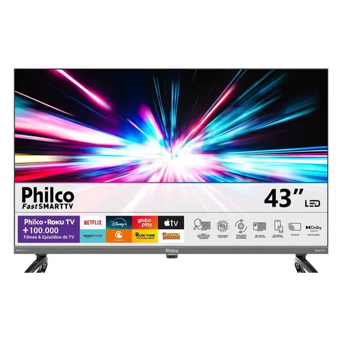 Smart TV Philco 43 polegadas Roku P43VIK