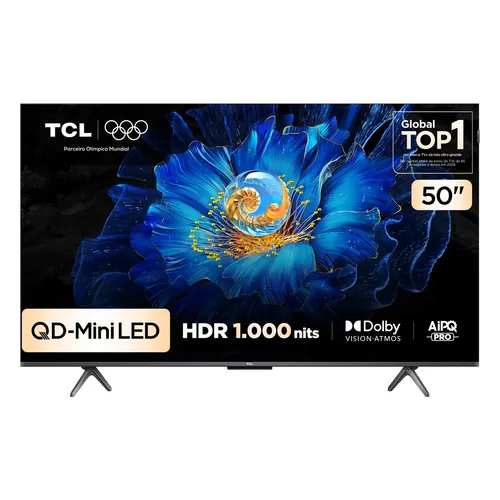 Smart TV TCL 50" QD-Mini LED 4K C6KS