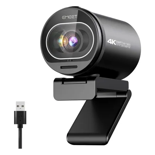 Webcam Emeet SmartCam S600 4K com Microfone