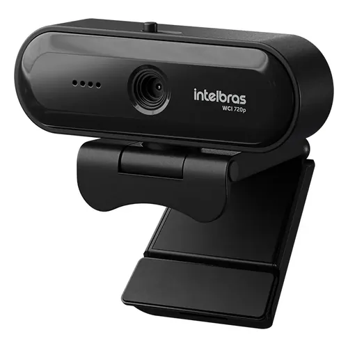 Webcam Intelbras WCI-720p HD com Microfone e Tampa de Lente