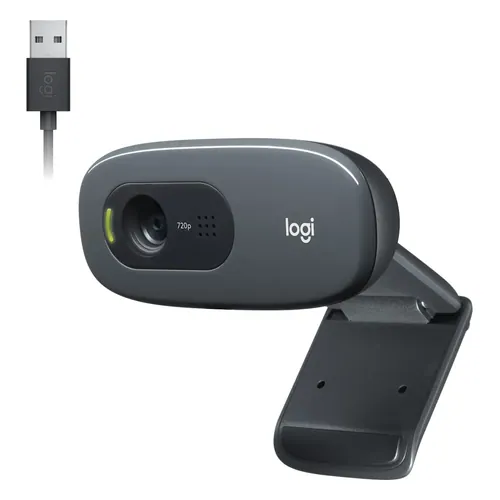 Webcam Logitech C270 HD 720p com Microfone